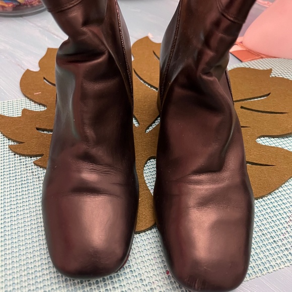 Tory Burch Black Leather Booties - Picture 4 of 6